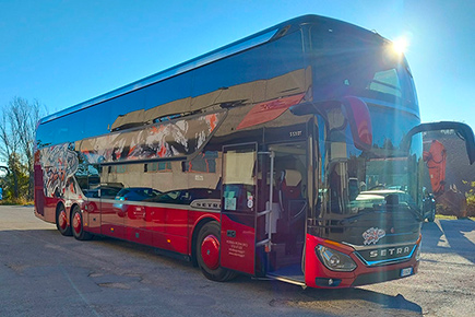 fronte bus doppio piano mercedes vedova